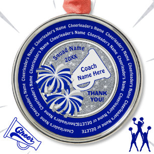 Ornement En Métal Cadeau Merci pour Cheer Coach, Personnalisé