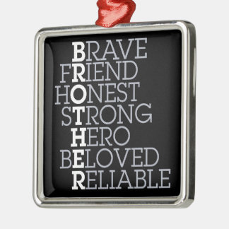 Ornement En Métal Cadeau pour le frère