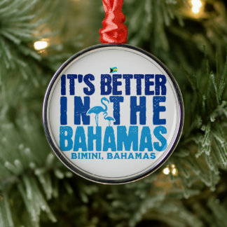 Ornement En Métal Cadeau souvenir Bahamas : Bimini Bahamas Cruise