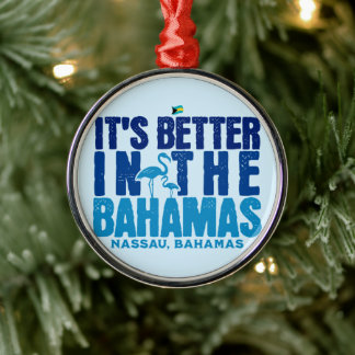 Ornement En Métal Cadeau souvenir Bahamas : Nassau Bahamas Cruise