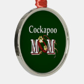 Ornement En Métal Cadeaux de maman Cockapoo (Droite)