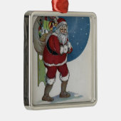Ornement En Métal Cadeaux de transport de GreetingSanta de Noël (Droite)
