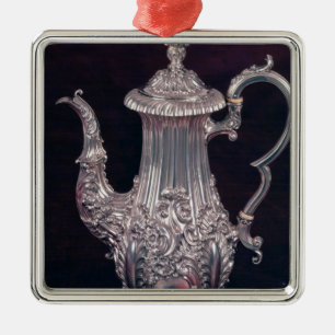 Ornement En Métal Cafetière par John Watson, Sheffield, 1818