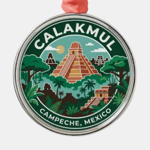 Ornement En Métal Calakmul Mexique