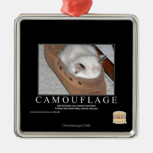 Ornement En Métal Camouflage