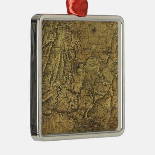 Ornement En Métal Campagne d'Atlanta - carte panoramique de guerre (Droite)