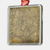 Ornement En Métal Campagne d'Atlanta - carte panoramique de guerre (Gauche)