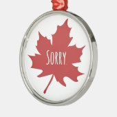 Ornement En Métal Canadian (Gauche)