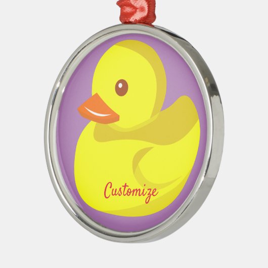 Ornement En Métal Canard en caoutchouc mou Thunder_Cove (Gauche)