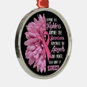 Ornement En Métal Cancer Du Sein Soutien Les Combattants Cadeau Pour (Droite)