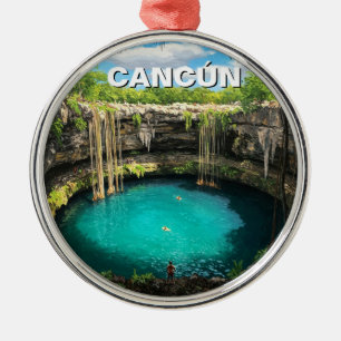 Ornement En Métal Cancun Mexique Voyage Cenote