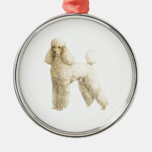 Ornement En Métal Caniche -- Agrafe de chiot