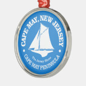 Ornement En Métal Cap May (sloop) (Gauche)