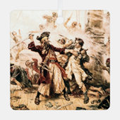 Ornement En Métal Capture, Barbe noire pirate, Revenge de la reine A (Recto)