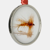 Ornement En Métal Capuchon de pêche à la mouche (Droite)