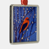 Ornement En Métal Cardinal rouge (Droite)