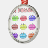 Ornement En Métal Caricature des Macarons (Gauche)