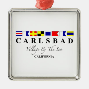 Ornement En Métal Carlsbad CA - village par la mer