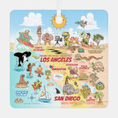 Ornement En Métal Carré SoCal (Recto)