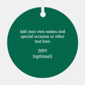 Ornement En Métal Carreaux en verre étincelant - Xmas Kaleidoscope (Verso)