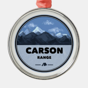 Ornement En Métal Carson Range Californie Nevada Camping