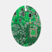 Ornement En Métal Carte circuit imprimé circuit vert PCB (Avant gauche)