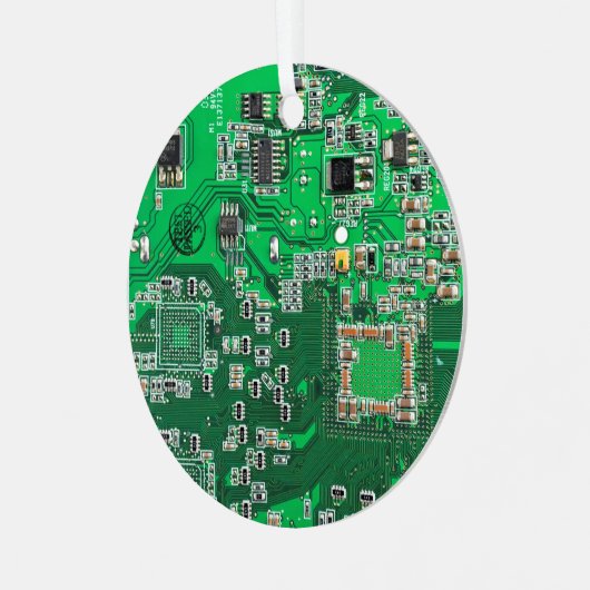 Ornement En Métal Carte circuit imprimé circuit vert PCB (Avant gauche)