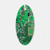 Ornement En Métal Carte circuit imprimé circuit vert PCB (Avant gauche)