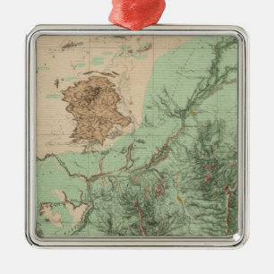Ornement En Métal carte de classification de terre 32C