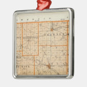 Ornement En Métal Carte de Comté d'Orange (Gauche)