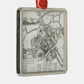 Ornement En Métal Carte d'Oxford, 1643 (Droite)