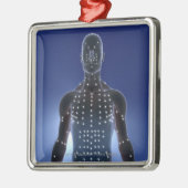 Ornement En Métal Carte légère des points d'acuponcture (Gauche)