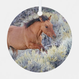 Ornement En Métal Carter Colt, Ornament du Cheval Sauvage