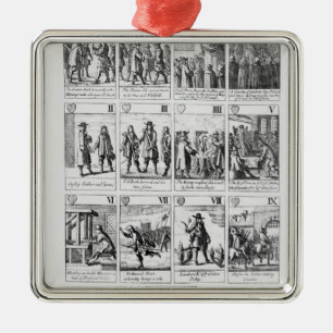 Ornement En Métal Cartes de jeu