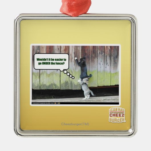 Ornement En Métal Ce ne serait pas plus facile (Devant)