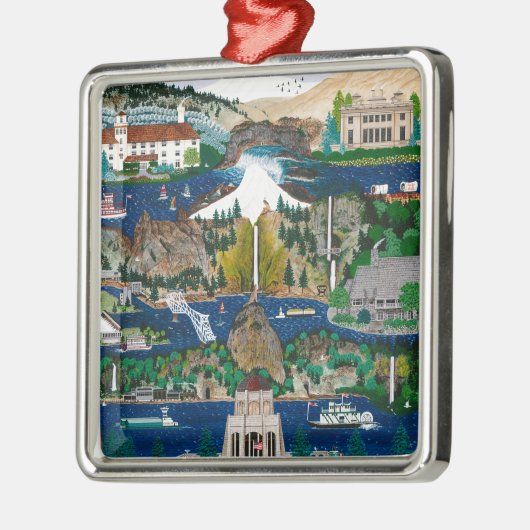 Ornement En Métal Célébration de la gorge de Columbia River (Gauche)
