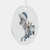 Ornement En Métal Cerf de Noël (Avant droite)