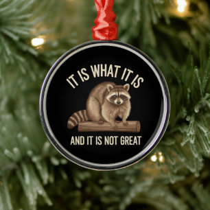 Ornement En Métal C'est Ce Que C'est et Ce N'est Pas Un Grand Noël d