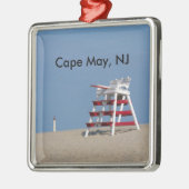 Ornement En Métal Chaise de maître nageur de Cape May (Gauche)