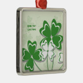 Ornement En Métal Chance chanceuse shamrock irlandais St. Patricks D (Droite)