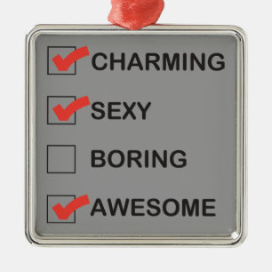 Ornement En Métal Charme