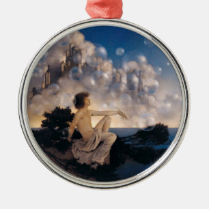 Ornement En Métal Châteaux en Espagne de Maxfield Parrish 1904 Fanta
