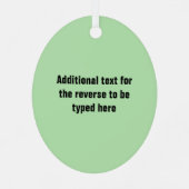 Ornement En Métal Chef ou Cuisinier, nous aimons vos compétences en  (Verso)