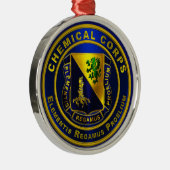 Ornement En Métal Chemical Corps (Droite)