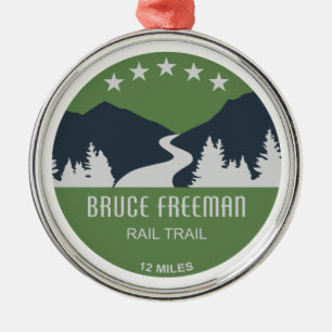 Ornement En Métal Chemin de fer Bruce Freeman