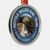Ornement En Métal Chemin de fer Kettle Valley (cyclisme c) (Droite)