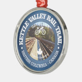 Ornement En Métal Chemin de fer Kettle Valley (cyclisme c) (Gauche)
