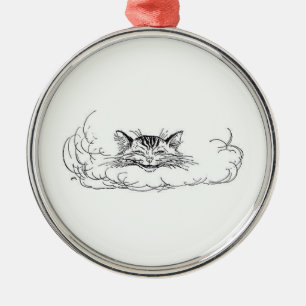 Ornement En Métal Cheshire Cat (Alice au pays des merveilles)