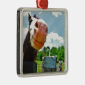 Ornement En Métal Cheval souriant (Droite)