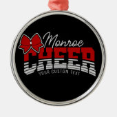 Ornement En Métal Cheval Team AJOUTER LE NOM École Athlète Pom-pom g (Devant)